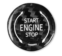 SR1 Performance C8 Corvette Ignition Start-Stop Button Overlay Carbon Fiber for 2020-2024 Corvettes (Black)