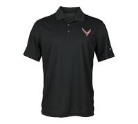 SR1 Performance C8 Corvette Z06 Polo Shirt w/Embroidered Logo, Black, XL