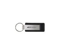SR1 Performance Corvette E-Ray Leather/Metal Keychain - Officially Licensed Chevrolet Key Tag, Black, Default
