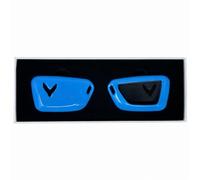 SR1 USA C8 Corvette Key Fob Case - Color Matched Key Hard Cover - Officially Licensed Chevrolet Interior Accessory for 2020-2026 Corvette Stingray, Z51, Z06, E-Ray Coupe & Convertible (Rapid Blue)