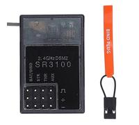 SR3100 3 Channel 2.4GHz Remote Control Receiver for DX3R DX5C Transmitters High Speed Racing with DSM2 Spread Spectrum Technology Time and Easy Installation for 18