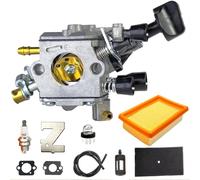 SR430 SR450 Carburetor Kit Fit for Stihl Backpack Mistblower BR350 BR430 BR450 Blower Replace 4229 129 0901 Compatible with Zama C1Q-S209C C1Q-S210 C1Q-S210B