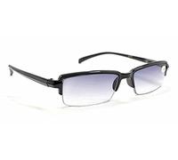 SR50 Colourful Tinted Spring Hinged Half Framed Fashion Sun Readers +1.0+1.5+2.0+2.5 (Black, 1.5 x)