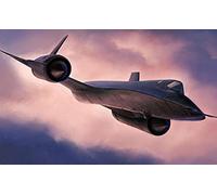 Sr71 Blackbird A Strategic Reconnaissance Aircraft Full Drill DIY 5D Diamond Painting by Number Unique Kits Home Wall Decor Crystal