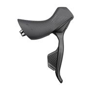 SRAM 12-speed road disc brake. Right rival - lever with flat mount caliper.