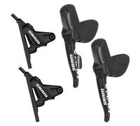 Sram Apex 1 Front And Rear Disc Brake Set - 1x11 - Black / Pair / 1x11 / 800mm / 1500mm Hose