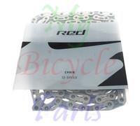 SRAM AXS RED E1 12S Chain Flattop HollowPin Rivets 120 Links w/Connector Silver