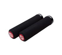 SRAM MTB Locking Foam Grips with Single Clamp 129 mm Red Black