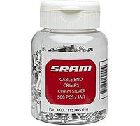 Sram Brake Cable End Crimps Silver 500-Count Jar - 1.8 mm