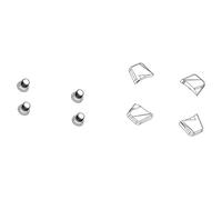 Sram Chainring Bolts-228700555 Screw Plate, Black, One Size