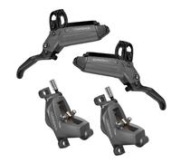 Sram Code Bronze Stealth Front And Rear Disc Brake Set - Blast Dark Polar Anodised / Pair