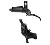 SRAM Code Stealth Silver Disc Brake Set - Black - Front & Rear Hydraulic Brakes