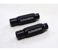 SRAM Compact Inline Brake Cable Barrel Adjusters Alloy Black (Pair)