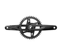 Sram Rival 1 Axs Xplr Dub Wide Dm Crankset Silver 165 mm / 42t 165 mm Black