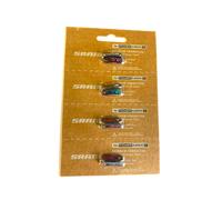 Sram RED PowerLock Flattop Chain Connector Link - 12-speed (Road Only), Rainbow, 4 Pack, D1