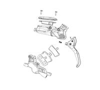 SRAM Disc Brake Caliper Assembly G2 RS A2, Assembled, No Hose, Black, One Size