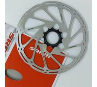 SRAM Disc Rotor Centerline Centerlock Rounded Silver/black - CENTRELOCK