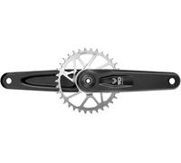 SRAM Eagle 90 DUB MTB Wide 32T Crankset (BB and BB DUB spacers are not included) Black/Silver