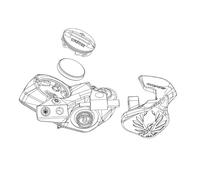 RockShox Sram AXS POD Rocker Paddle Upgrade Right, Includes Pin, Screws, Panel