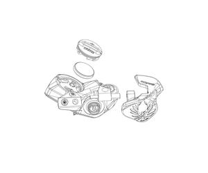 SRAM EC AXS Pod Rocker HMI Paddle Upgrade (Including Pin, Screws, Panel): RIGHT