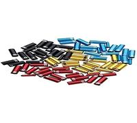 Sram Ferrule Kit, Includes 10 Shift 4.0 mm, 6 Brake 5.0 mm,4 Cable Tip - Aluminum Black