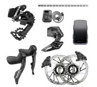 Sram Force AXS 2X E1 Electronic HRD Groupset with HammerHead Karoo - 36T one size