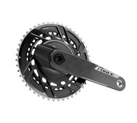 Sram Force Axs E1 Dub Threaded Crankset With Power Meter Silver 170 mm / 48/35t 170 mm Black