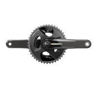 Sram Force AXS Wide D2 2x DUB Power Meter Spindle Chainset - 12 Speed - Black / 30/43 / 175mm / 12 Speed / Wide