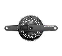 Sram Force Axs E1 Dub Threaded Crankset With Power Meter Silver 160 mm / 50/37t 160 mm Black