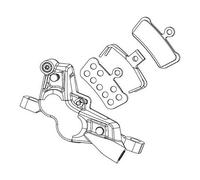 Sram G2 Ultimate A2 Caliper Assembly Standard Disc Brake Caliper Black