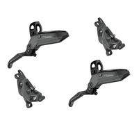 SRAM Level Bronze Stealth 4 Piston Disc Brake Set - Grey