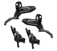 Sram Level Ultimate Stealth Front And Rear Disc Brake Set - Gloss Black / Pair