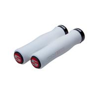 SRAM Locking Grips Contour Foam 129 MM White With Single Clamp & End Plugs