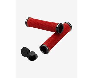 SRAM Locking Handlebar Grips Double Clamp MTB Red