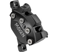 SRAM Maven Silver Disc Brake Caliper Assembly - Front/Rear, Post Mount, 4-Piston, Black, A1