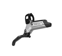 SRAM Motive Ultimate A2 Disc Brake Lever Assembly - Carbon Lever, Silver Anodized, Parallel Hose Exit, Includes Barb, Olive & Boot - High-Performance Hydraulic Brake Lever for Mountain and Trail Bikes