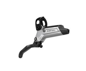SRAM Motive Ultimate A2 Disc Brake Lever Assembly - Carbon Lever, Silver Anodized, Parallel Hose Exit, Includes Barb, Olive & Boot - High-Performance Hydraulic Brake Lever for Mountain and Trail Bikes