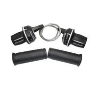 Sram MRX Comp Bicycle Twist Shifter Set (6-Speed),Black | bike-shifters-and-parts