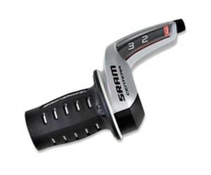 Sram MTB Centera Twist Shifter 3 Speed Front Fits Shimano, Black