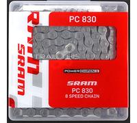 SRAM PC-830 6/7/8-Speed Road/MTB Bike Chain 1/2" x 3/32" 114L fits Shimano Campy