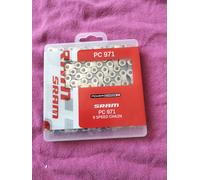 SRAM PC971 9spd Chain, Grey/Silver (114 Links), 1/2 x 3/32