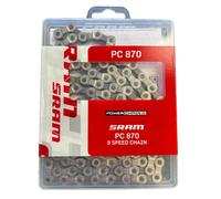 SRAM PC870 7/8-Speed 114 Link Bicycle Chain with PowerLink