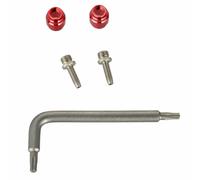 Sram Pin & Olive Hose Disc Brake Fitting Kit x 2 - Silver / Red / Set of 2 and X 1 T8 Torx