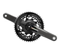 Sram Power Meter Crankset Force D2 2X, Speed: 12, Spindle: 29mm, BCD: Direct Mount, 48/35, Dub, 167.5mm, Black, Road