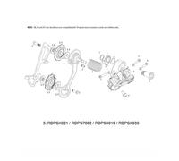 SRAM Rear Derailleur B-Screw And Limit Screw Kit X9 Type 2 / 2011X9 10 Speed