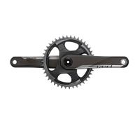 SRAM Red 1x D1 DUB Road Chainset - 12 Speed - Gloss Black / 46 / 172.5mm / 12 Speed