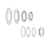 Sram Red Axs Cassette Lock Ring Red 10-26t