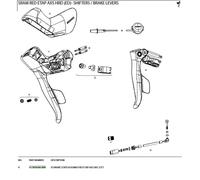 Sram Red Etap Disc Axs Left Lever Kit One Size Black