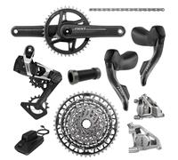 Sram Red XPLR AXS Electronic Wireless Groupset - 13 Speed - Black / 13 Speed / 40T 172.5 / 10-46T