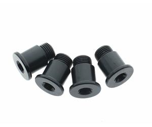 SRAM Road Bike Chainring Bolt Kit 4 Arm 2x 107 BCD Red Force D1 Aluminum Black